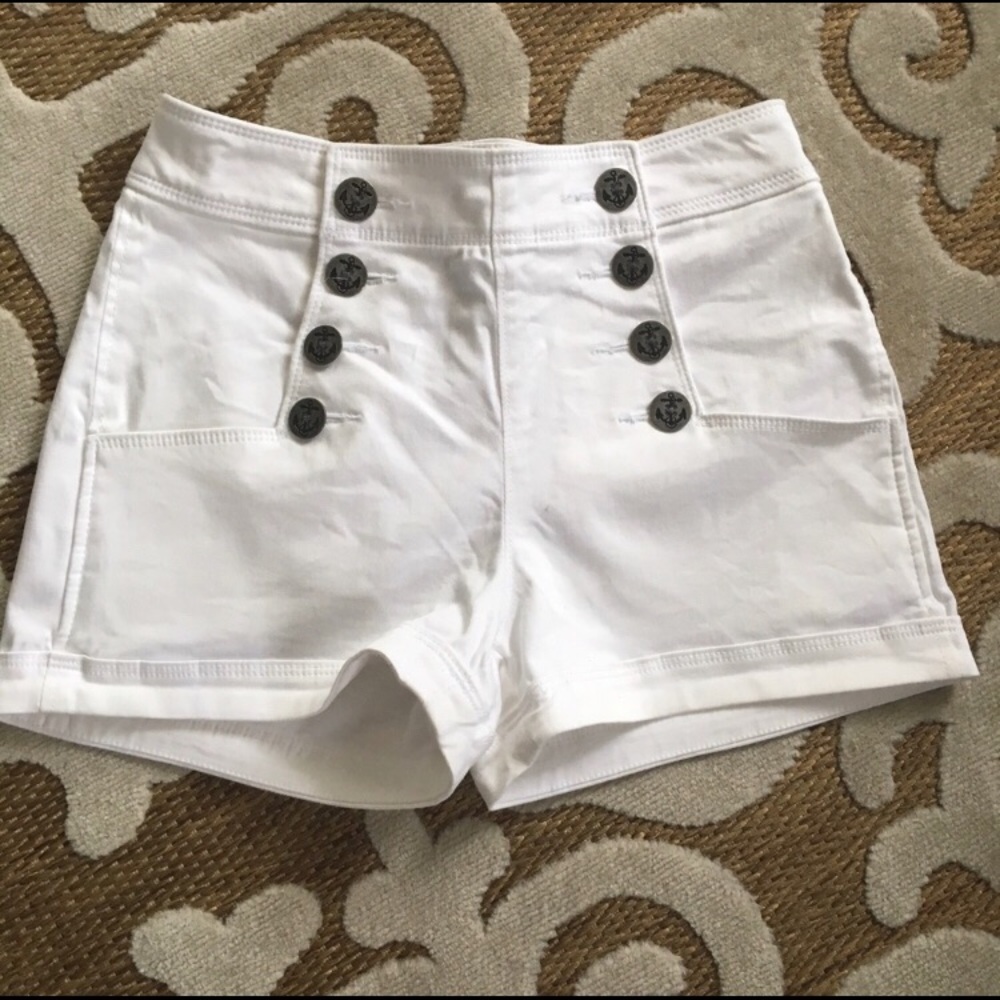Express High Waisted Sailor Shorts